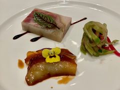 开胃菜三彩碟-Yan Ting 宴庭中餐厅(上海静安瑞吉酒店)