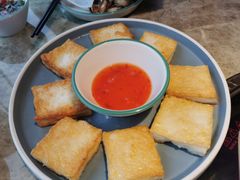 香煎鱼饼-淘米捞·米汤脆鲩鱼火锅(福田皇岗店)