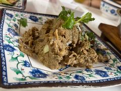 凉拌茄泥-大槐树烤肉馆