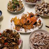周日，美食