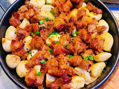 炉火烤梅肉-船梆煮•蒸汽海鲜·炉火烤肉(五四广场店)