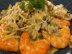 芝士蘑菇鲜虾意大利面-BE BRIGHT KITCHEN(正佳广场店)