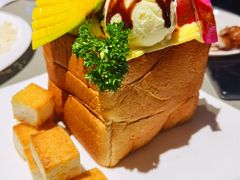 冰淇淋水果厚多士-铜小馆(1891时光道店)