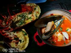 芝士焗龍蝦配燴海鮮-Amanda餐厅(长乐路店)