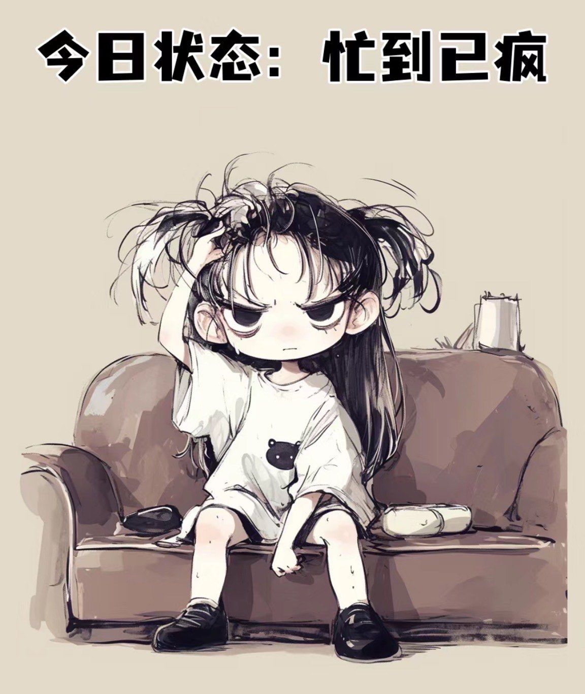 美甲店忙晕了～