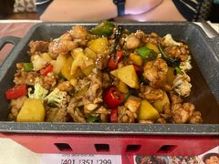 双椒紫苏牛蛙-意卡菲·欢乐聚会餐厅(华侨店)