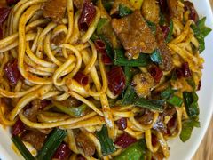 肉片炒拉条-八风爆肚面(海亮新英里店)