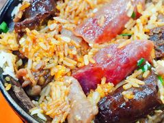 窝蛋牛肉腊肠润肠饭-坤记煲仔小菜(西环店)
