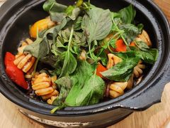 九层塔花枝片-蔡澜点心·粤菜(月星环球港店)