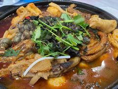 螺蛳鸭掌煲-金多鱼大排档·烤鱼·烧烤·宵夜(江南水都店)