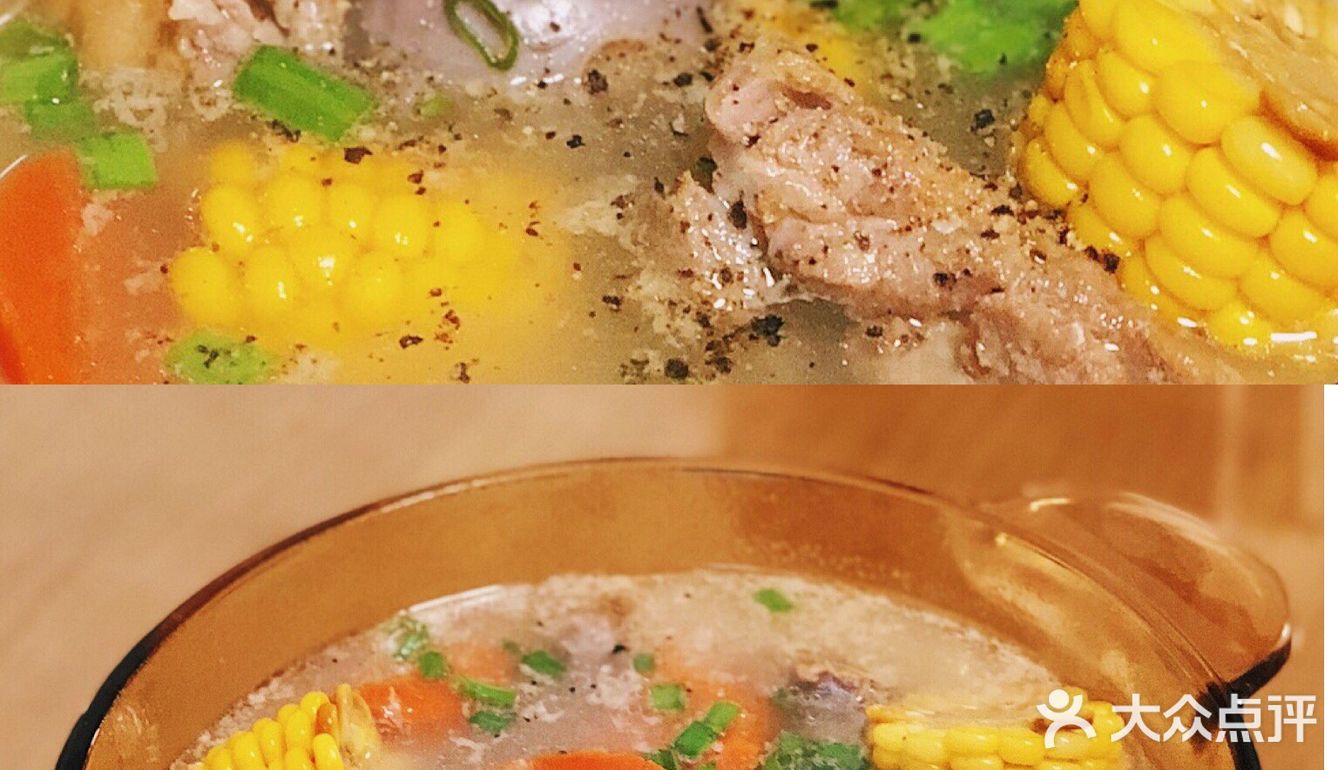 🥕营养美味胡萝卜玉米猪骨汤，🌽色香味俱全