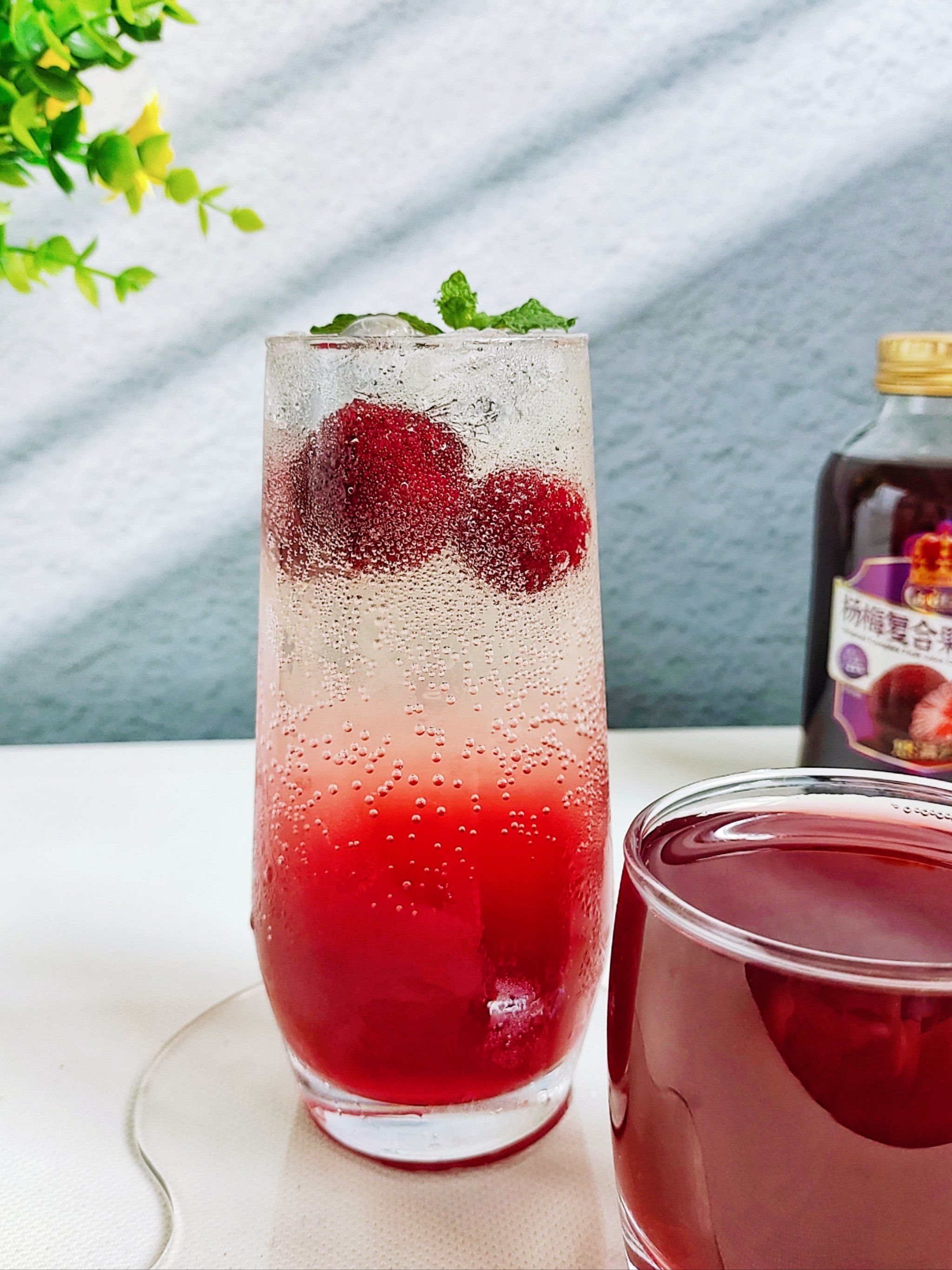 清新一夏,我的杨梅气泡水