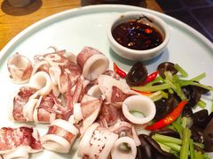 水煮鲜鱿-八闽饭店闽南小镇(铁西店)