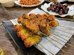 豆皮卷火腿-丁虎子烤肉(国道二店)