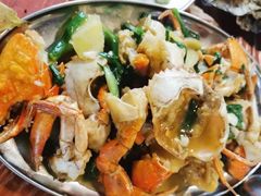 姜葱炒蟹-御霞苑泥烩鸡休闲农庄