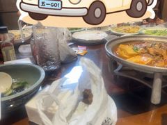 -东来菜馆•手抓海鲜家常菜•海鲜锅贴(鸽子窝店)