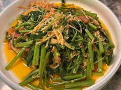 酸笋炒空心菜-浩海火烧云傣家菜(京广店)
