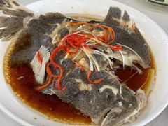清蒸多宝鱼-李哥海鲜烧烤家常菜(孔雀城店)