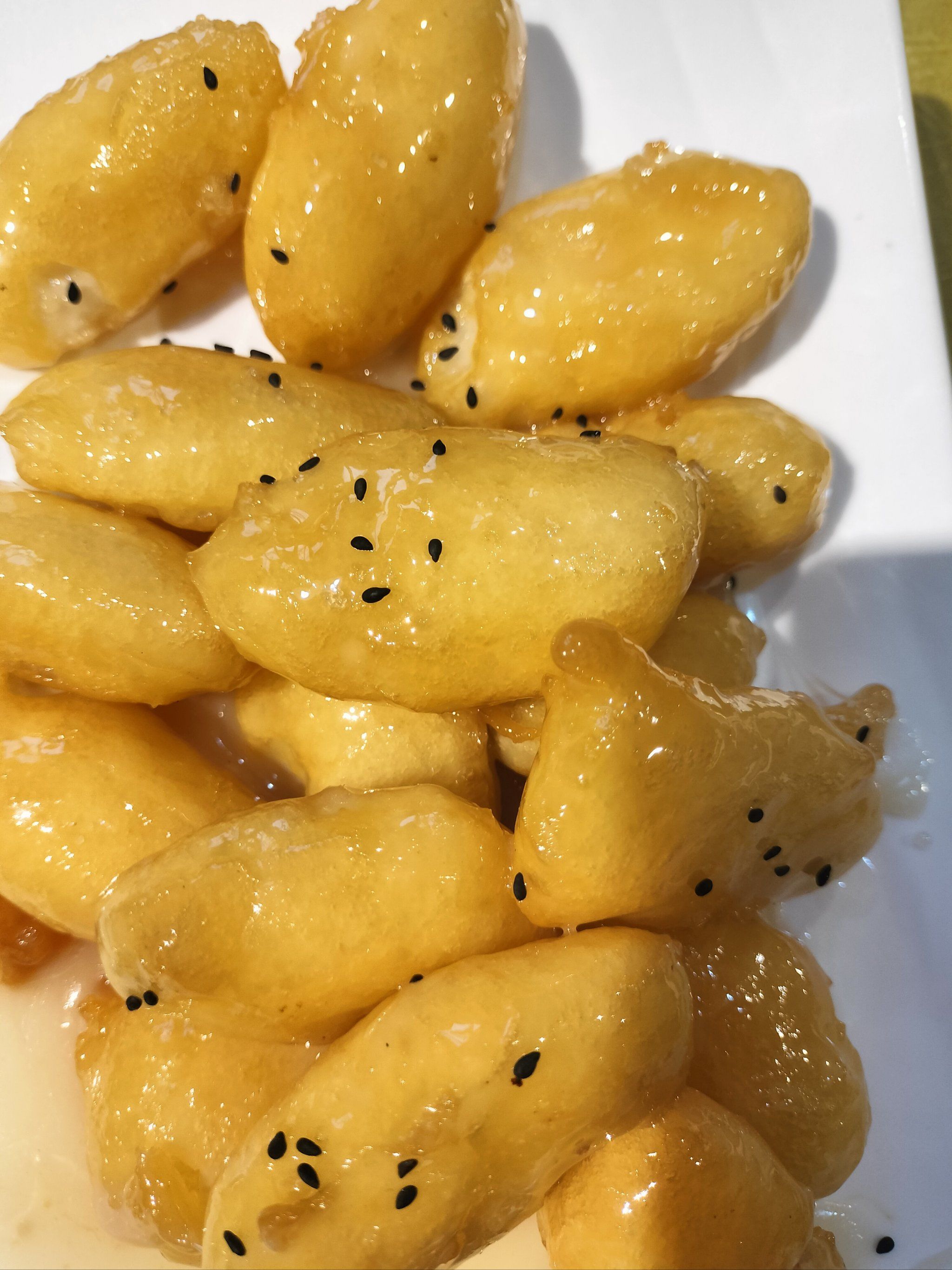 乳酪山药,乳酪放早了有点粘牙