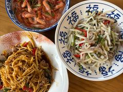 雪菜芦苇根肉丝-品鲜村农家菜·阳澄湖大闸蟹(总店)
