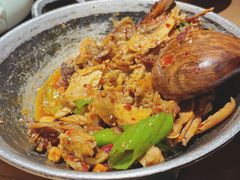 擂辣椒烧手撕鸡-吃饭皇帝大土家民族菜(正大广场店)