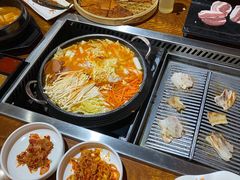 韩国泡菜部队火锅-玛嘻哒韩国料理炭火烤肉(莫邪路新天地店)