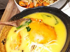膏蟹汤面-十面欢腾·海鲜面·台式Bistro(长乐路店)