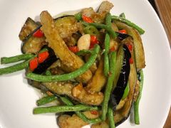 茄子豇豆-鸡毛店·川菜(双楠店)