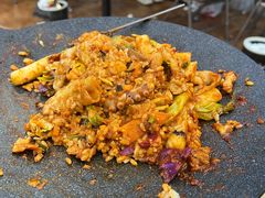 招牌章鱼五花肉锅-牛信亭韩国料理·炭火烤肉(紫藤路店)