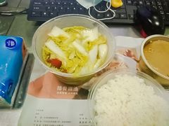 清炒娃娃菜-刘胖子家常菜·蹄花焖藕(中央花园店)