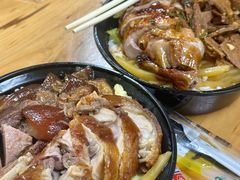 招牌烧鹅拼猪脚饭-广东涂记烧鹅饭(武汉天地店)