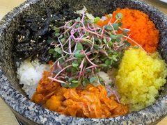 石锅鱼籽拌饭-海兰江石锅饭(水上店)
