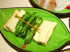 铁杆山药野莲双拼-一叶一世界·素食餐厅(锦华万达店)