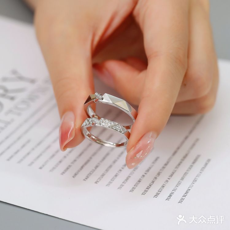 C位情侣对戒💍戴在指尖你就已经赢了