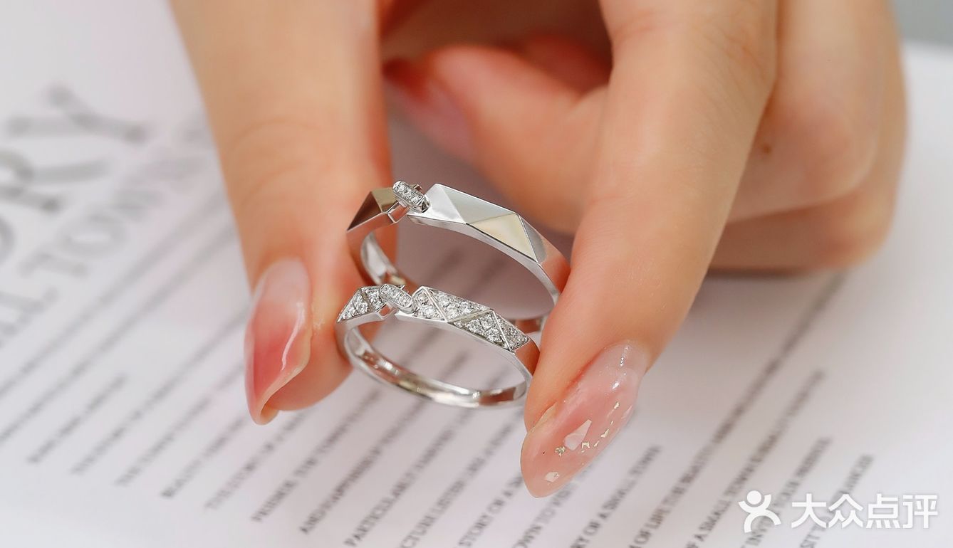 C位情侣对戒💍戴在指尖你就已经赢了