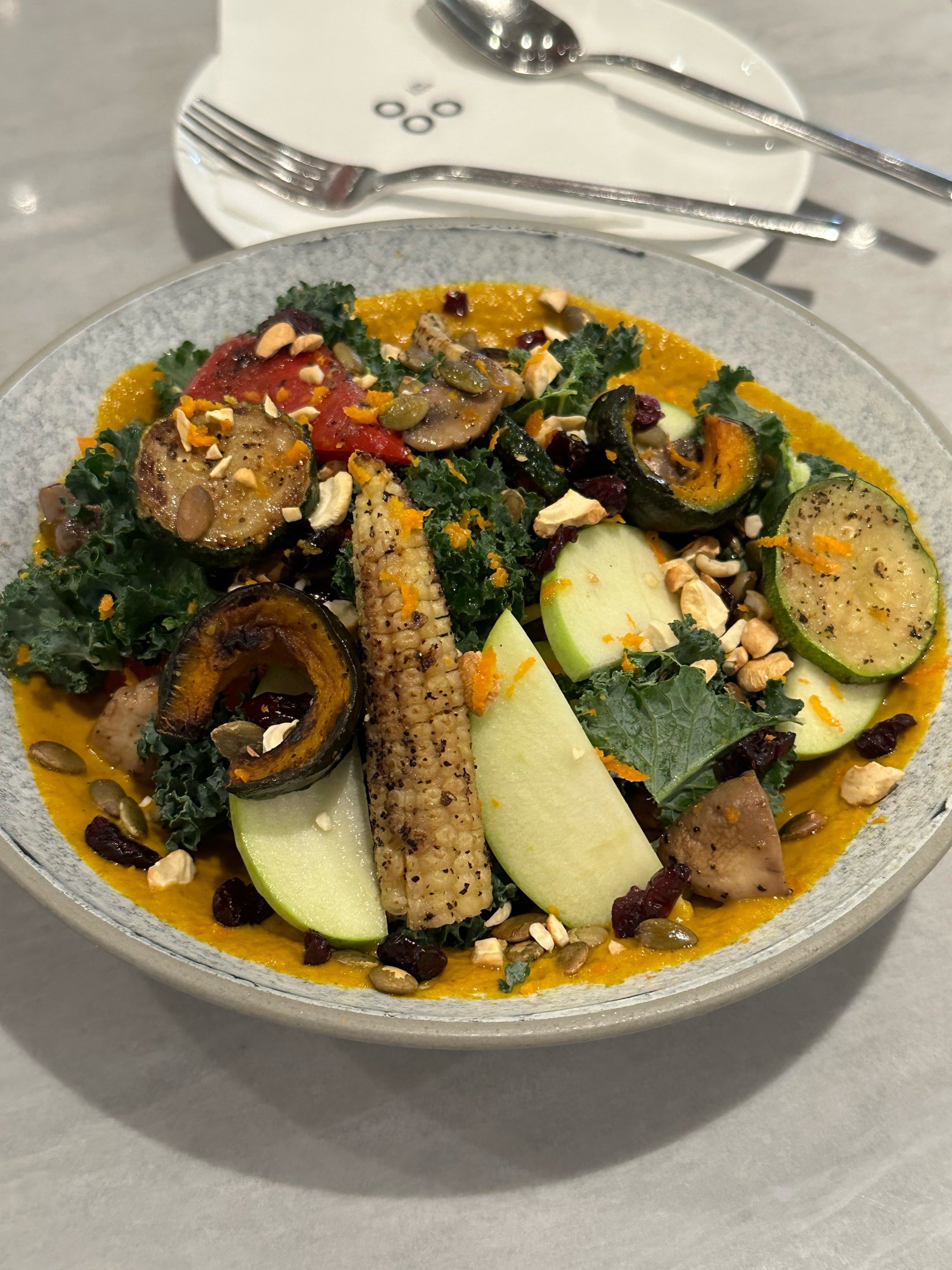 lonfood青苹果烤南瓜沙拉