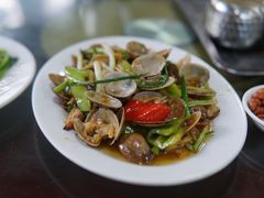 姜葱爆炒花甲-岛中岛·海鲜大排档·万宁老字号(东澳店)