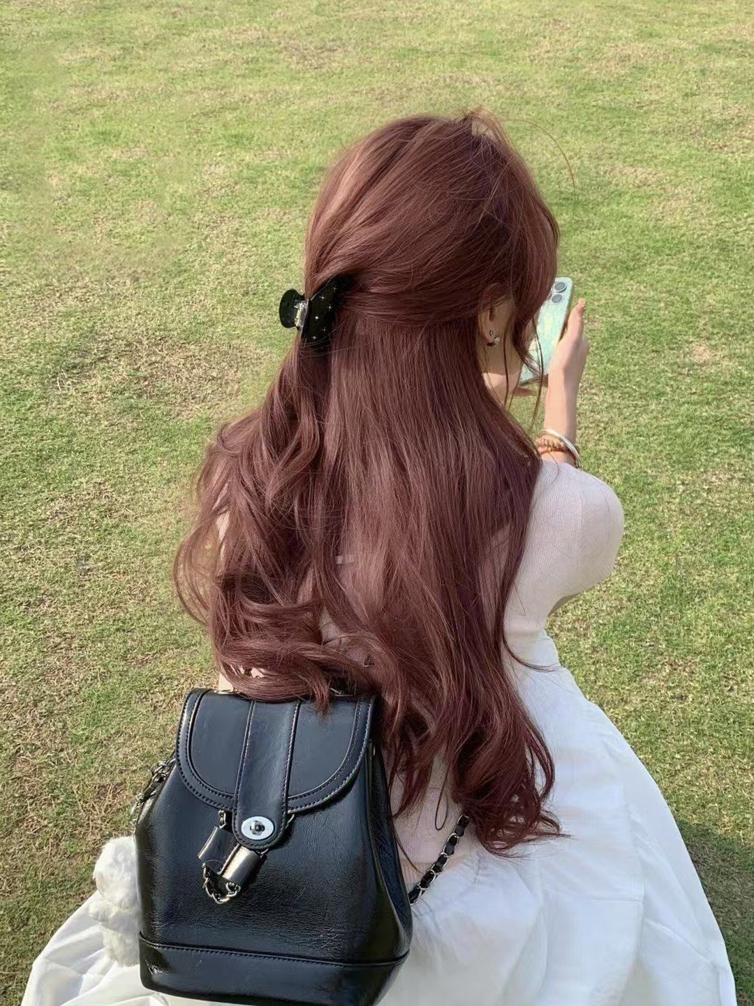 粉棕色头发满满少女心