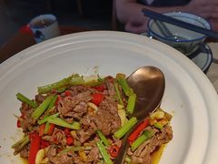 菜籽油炒衡东黄牛肉-老湘村·湖南土菜(天河维多利店)