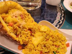 菠萝炒饭-院子君亭亚洲厨房花园餐厅