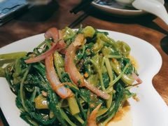马拉盏炒通菜-大头虾越式风味餐厅(光明广场店)