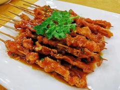 串烧猪颈肉-好运美食城