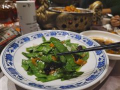 清炒荷兰豆-回头食客-李久其家民间餐厅(望城金桥国际店)