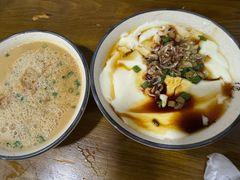咸豆腐脑-王氏烧饼无矾油条