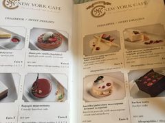 菜单-纽约咖啡馆