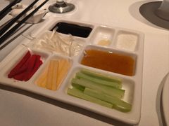 烤鸭配料-四季民福烤鸭店(王府井东安门店)