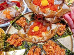 -草家酱蟹炭火烤肉店(珲春南路一店)