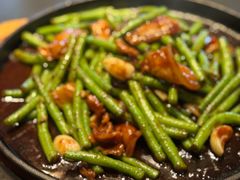 乡下虾酱花肉啫豆角-广府乡下·饭庄(新港东路店)