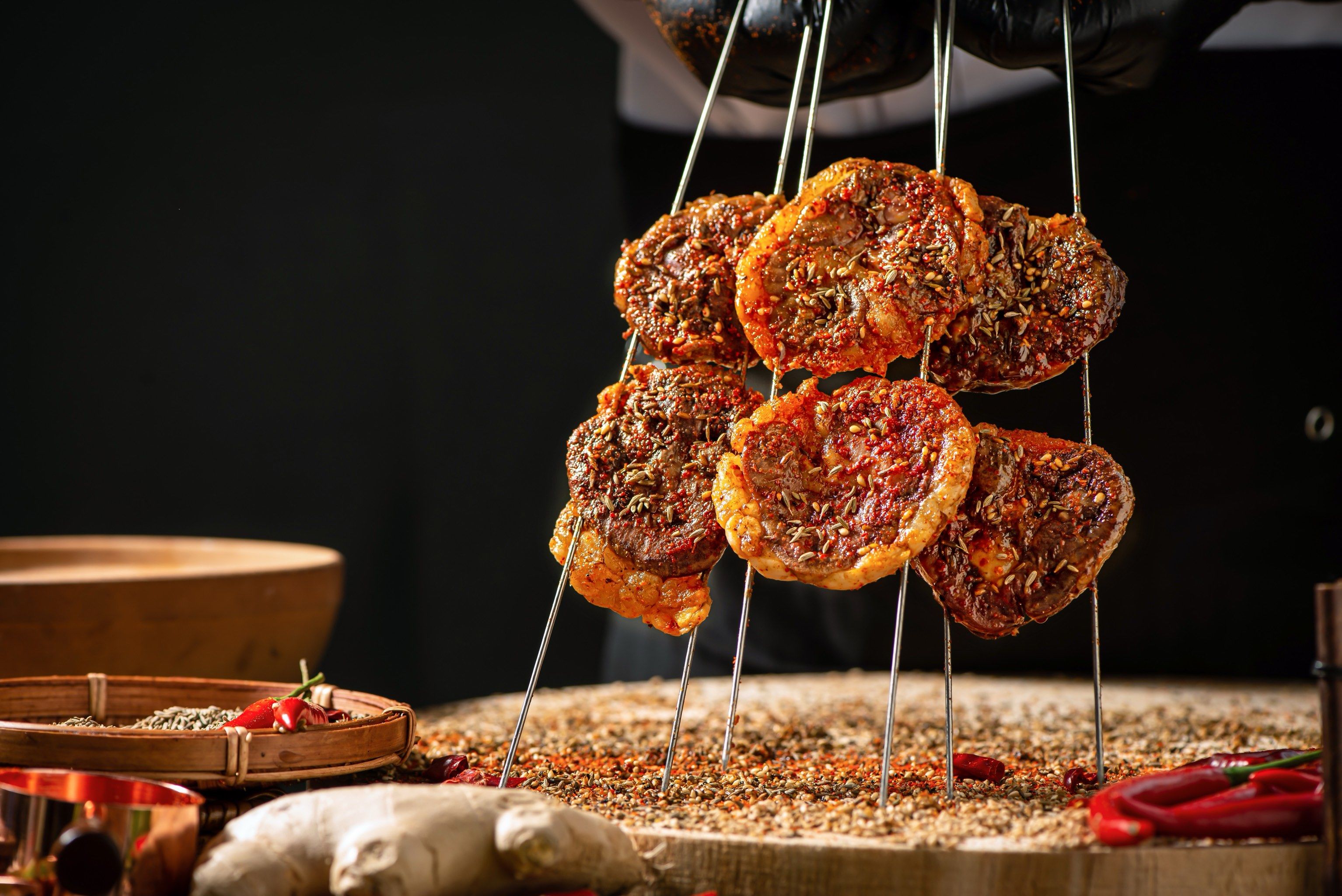 杨威烧烤大牛腰子