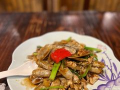 豉椒炒圣子王-竹林农庄